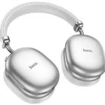 Hoco W35 MAX ANC Ασύρματα / Ενσύρματα Over Ear Ακουστικά με 40 ώρες Λειτουργίας Ασημί