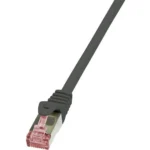 LogiLink S/FTP Cat.6 Καλώδιο Δικτύου Ethernet 5m Μαύρο 1τμχ CQ2073S