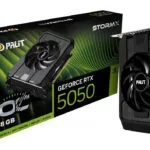 Palit GeForce RTX 5050 8GB GDDR6 StormX OC Κάρτα Γραφικών NE65050T19P1-GB2070F