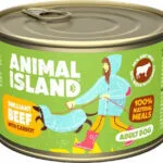 Animal Island Υγρή Τροφή Σκύλων με Βοδινό και Καρότο 410gr