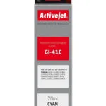 Active Jet Συμβατό Μελάνι Εκτυπωτή InkJet Canon Gi-41c 4543c001 70ml Κυανό 1τμχ AC-G41C