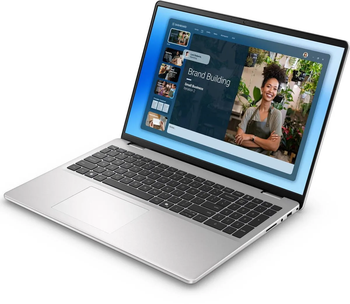 20260305165840_b2ba1f46 Dell DC16251 16" FHD+ (Core 7-150U/16GB/512GB SSD/W11 Pro) Platinum, Silver (US Keyboard) - Image 1