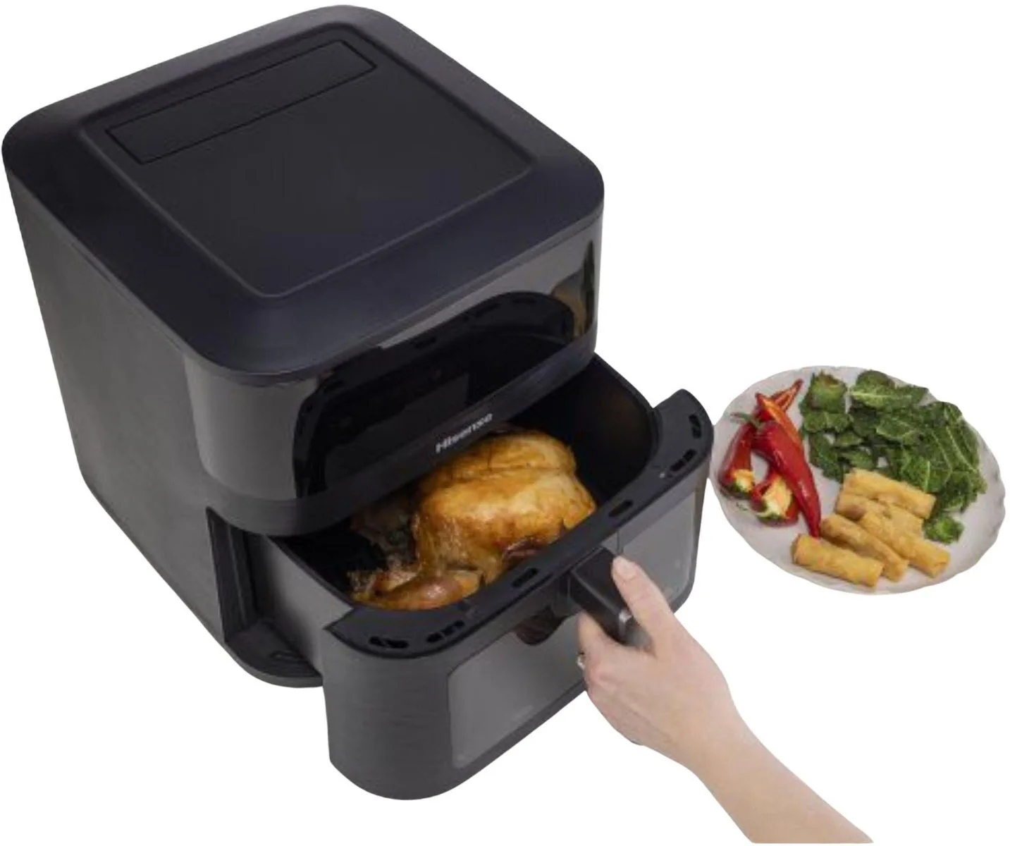 20260305170205_9aec0468 Hisense Air Fryer 7.7lt Μαύρο 2096199 - Image 1