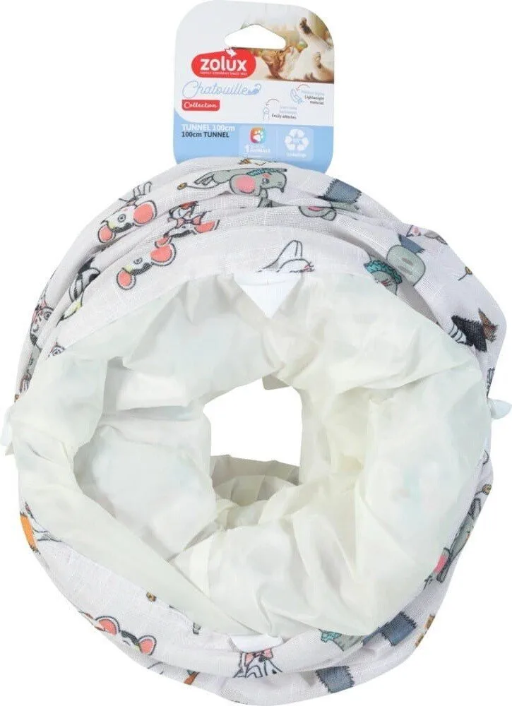 20260306135131_zolux_chatouille_tunnel_cats_mice_pattern_cat_toy_100cm Zolux Chatouille Tunnel Cats Mice Pattern Cat Toy 100cm - Image 1