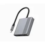 Cablexpert USB-C Docking Station με HDMI 4K Γκρι (A-CM-COMBO3-05)
