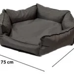 Go Gift Καναπές Κρεβάτι Σκύλου Γκρι 75x55εκ.