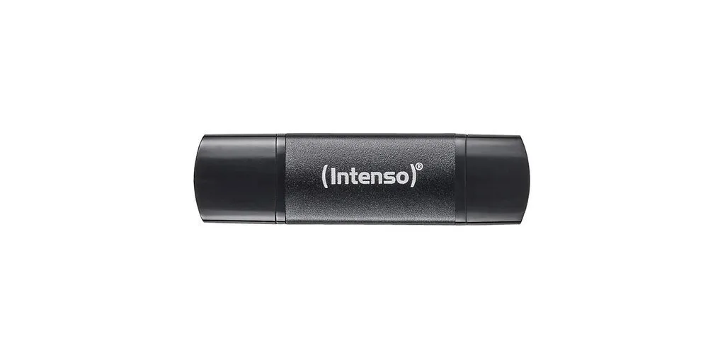 20260310105800_4162d939 Intenso Line 64GB USB 3.2 Stick Μαύρο - Image 1