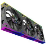 Xilence XF072 Case Fan 125mm με ARGB Φωτισμό και Σύνδεση 3-Pin / 4-Pin PWM 3τμχ