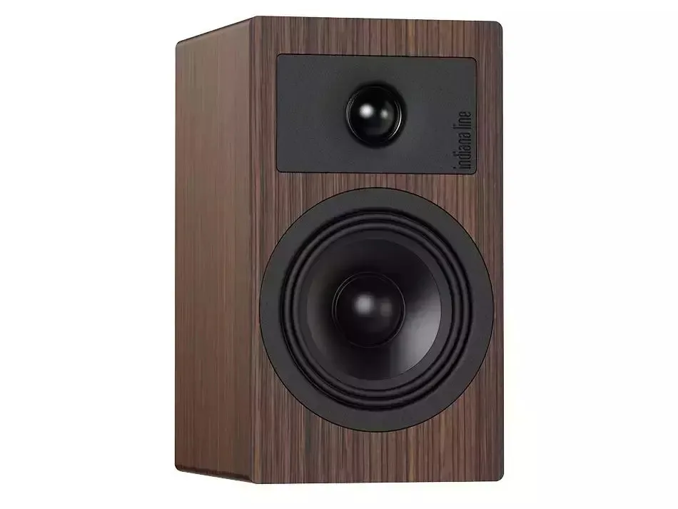 20260310105837_a1eba107 Indiana Line TESI 2 Ζεύγος Ηχείων Hi-Fi Βιβλιοθήκης 80W 2 Δρόμων Π14xΒ18xΥ24.5εκ. Wood - Image 1