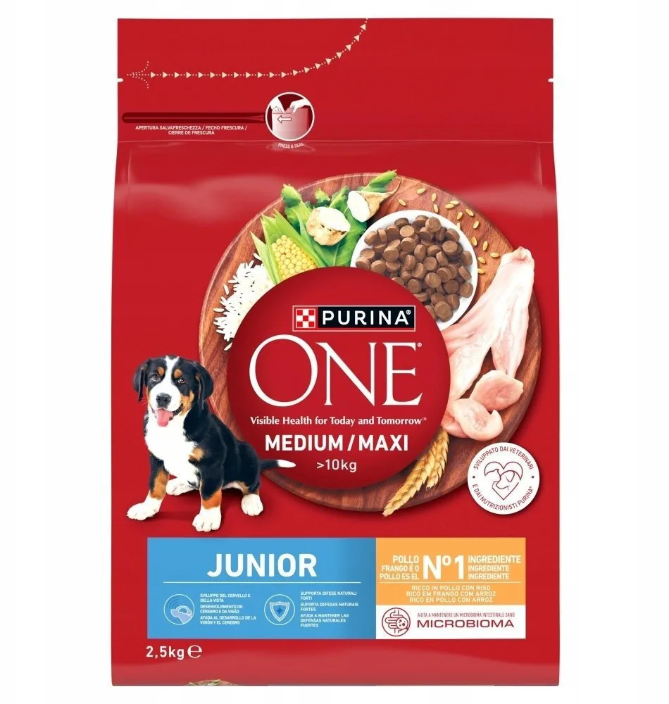 20260310141412_purina_one_2_5kg_xira_trofi_gia_koutavia_me_kotopoulo_kai_ryzi Purina One 2.5kg Ξηρά Τροφή για Κουτάβια με Κοτόπουλο και Ρύζι - Image 1