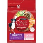 Purina One 2.5kg Ξηρά Τροφή για Ενήλικους Σκύλους με Σολομό και Ρύζι