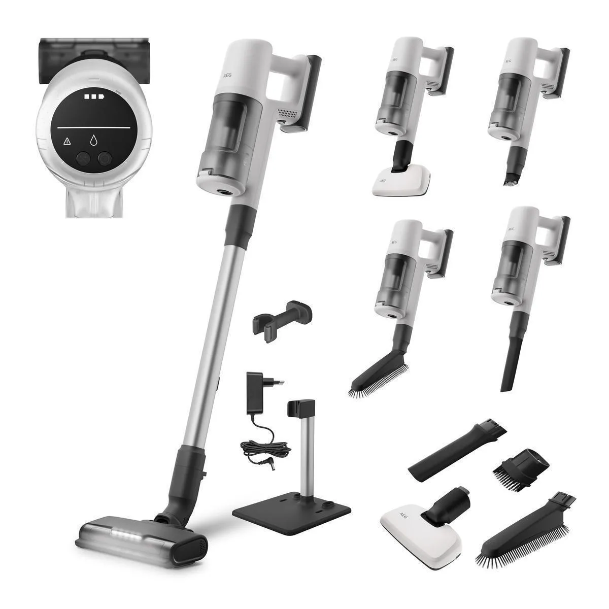 AEG 6000 Επαναφορτιζόμενη Σκούπα 2 σε 1 Stick & Χειρός 21.6V White - Image 1