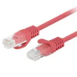 Lanberg U/UTP Cat.5e Καλώδιο Δικτύου Ethernet 0.5m Κόκκινο 1τμχ PCU5-20CC-0050-R