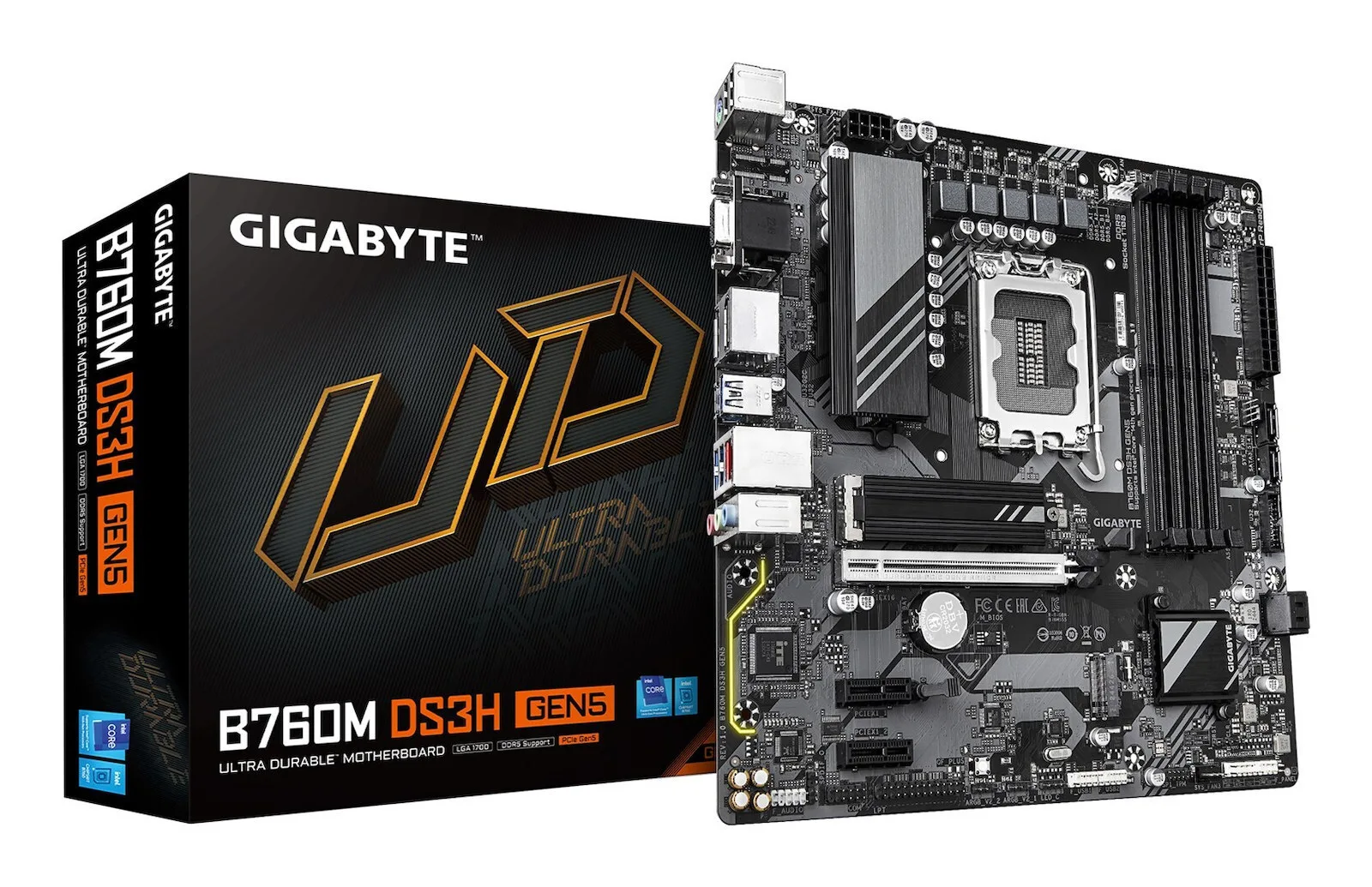 Gigabyte B760M D3HP WIFI6 Motherboard Micro ATX με Intel 1700 Socket - Image 1