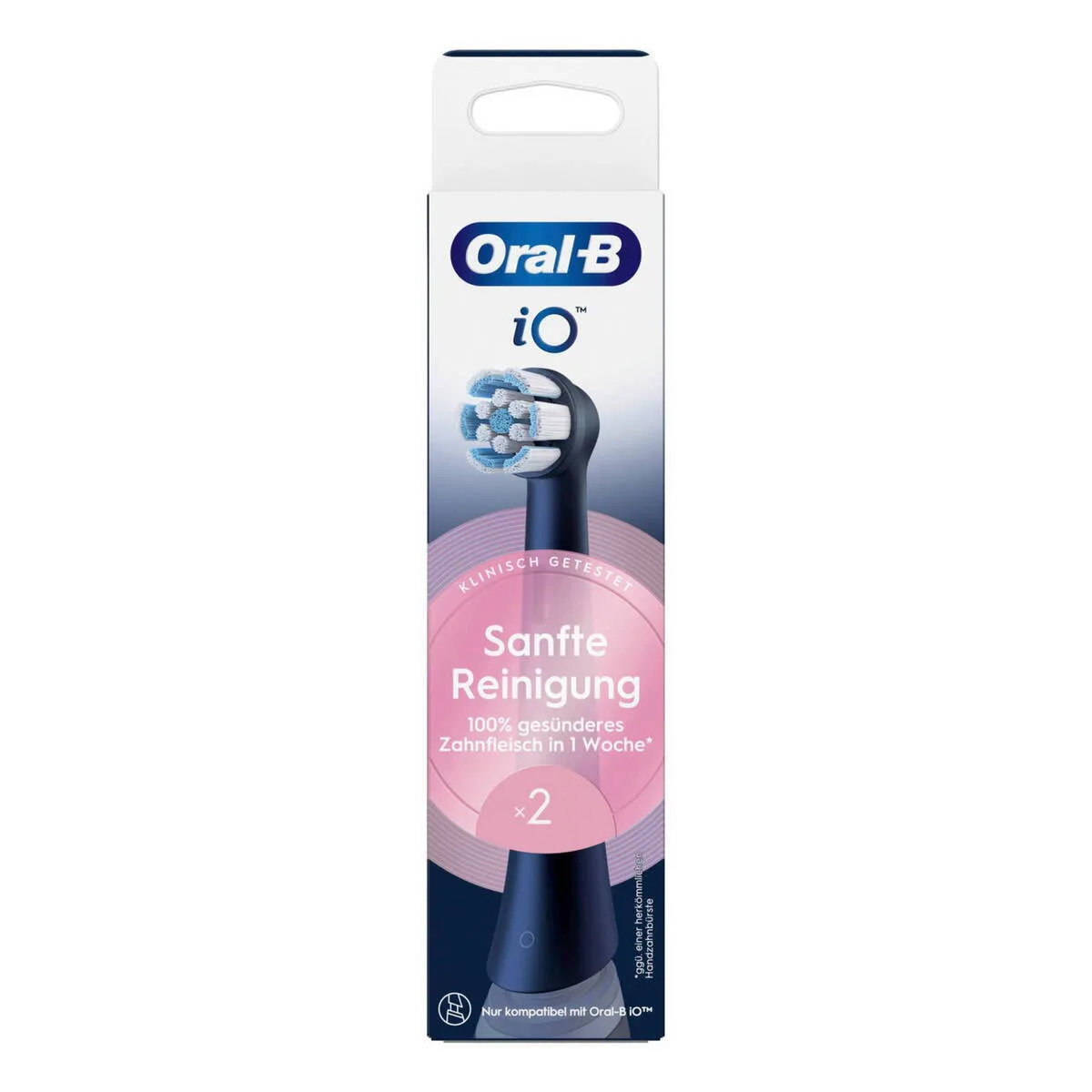 20260312134906_54d9e5a9 Oral-B iO Gentle Care Ανταλλακτικές Κεφαλές για Ηλεκτρική Οδοντόβουρτσα Black 2τμχ - Image 1