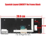 Teclado Español Para Portátil Spanish Laptop Keyboard Lenovo Thinkpad R14 E14 Gen 1 20ra 20rb Gen 2 20t6 20t7 20ta 20tb Gen 3 T480s E490s 20ng 01yp520 5m10z27266 Pk131d51b12 Sn20u63622 Es No Frame Pointer Black Κωδ.40958es