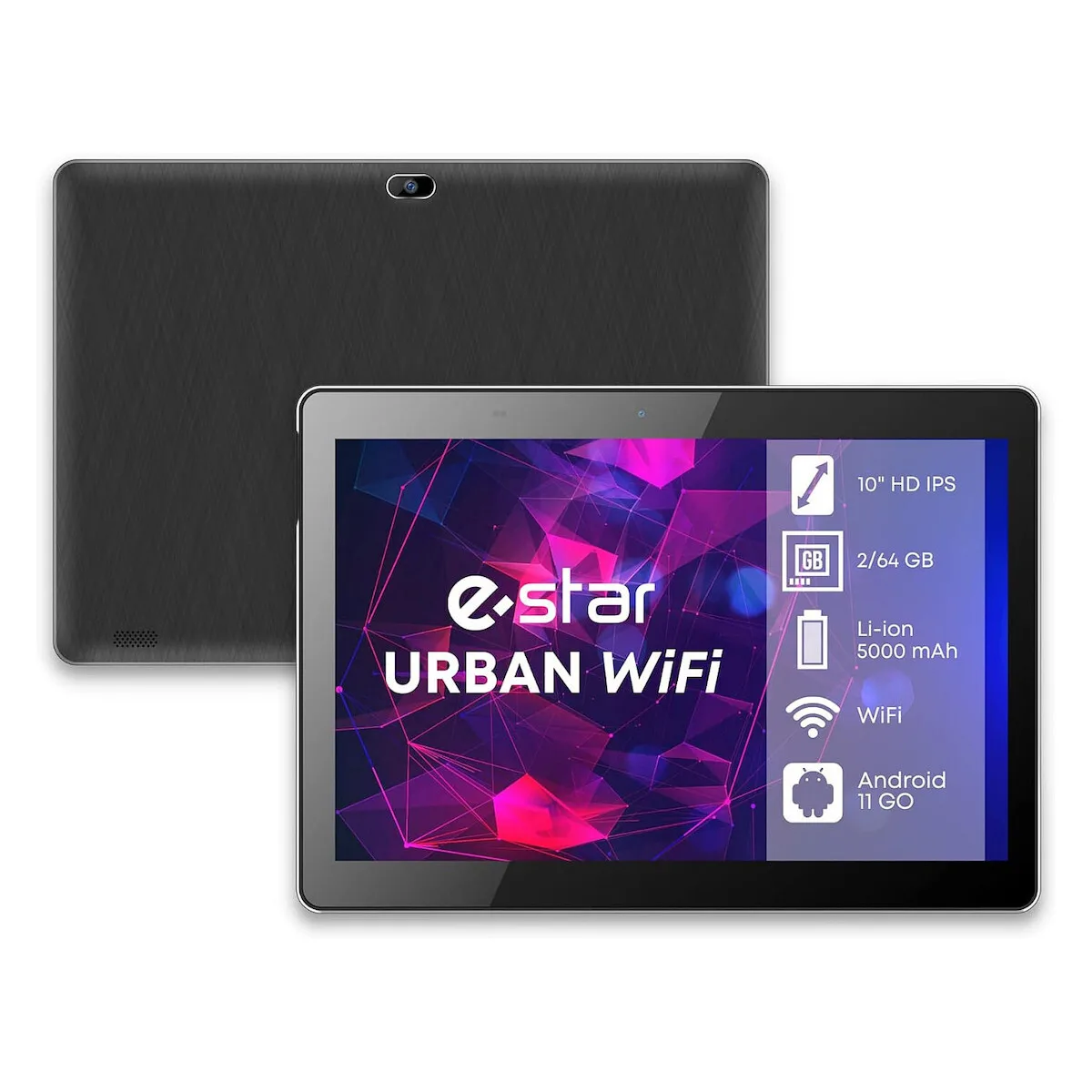 20260313112352_0525e915 eStar Urban 1021W 10.1" Tablet (2GB/64GB) Μαύρο - Image 1