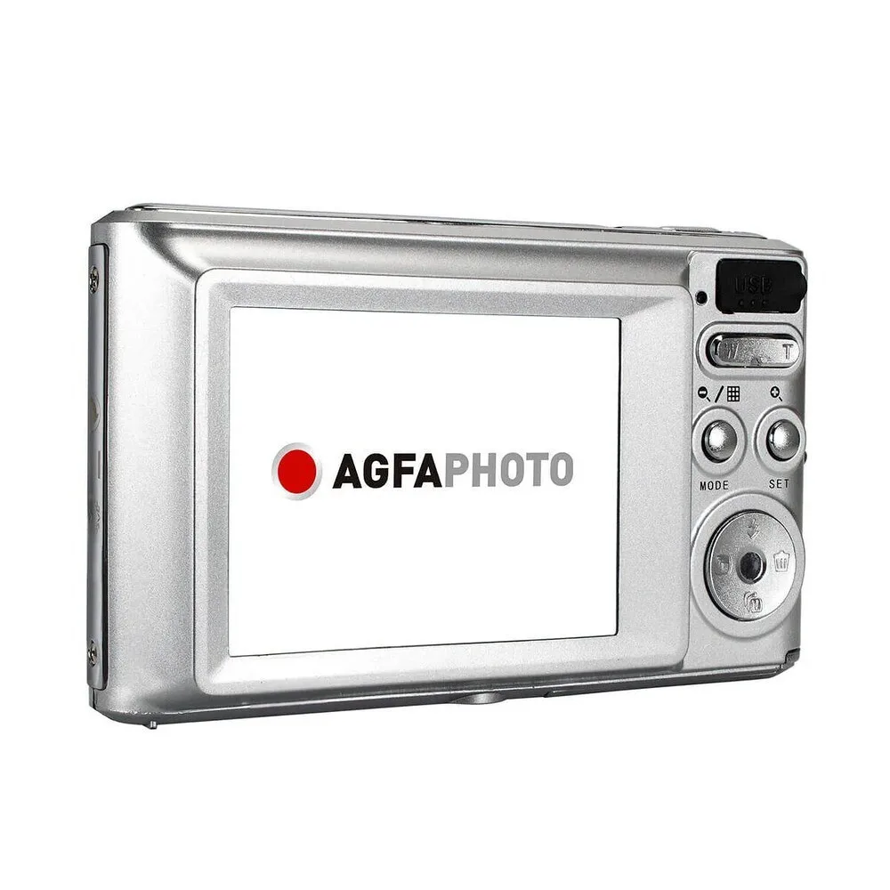 20260316160103_0dff320a AgfaPhoto DC5500 Compact Φωτογραφική Μηχανή 24MP Ασημί - Image 1