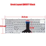 Πληκτρολόγιο Ελληνικό Greek Keyboard Laptop Toshiba Qosmio L350 L355 L355d A500 A505 L500 L505 9j.n9282.r1d Aebd3u00050 Aebd3t00130 9j.n9282.m01 Mp-06876b0-6987 Mp-06876gr-6988 Pk1304i01e0 Mp-08h76gr6698 Pk130741a17 Keyboard Gr Κωδ.40008gr