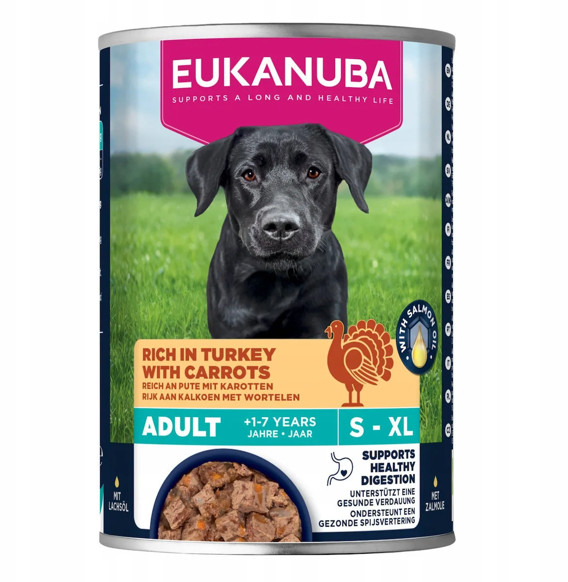 20260318133737_c149532c Eukanuba Υγρή Τροφή Σκύλων σε Κονσέρβα με Γαλοπούλα και Καρότο 400gr - Image 1