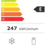 Hisense Ψυγειοκαταψύκτης 336lt Υ200.4xΠ59.5xΒ59εκ. Μαύρος Combi