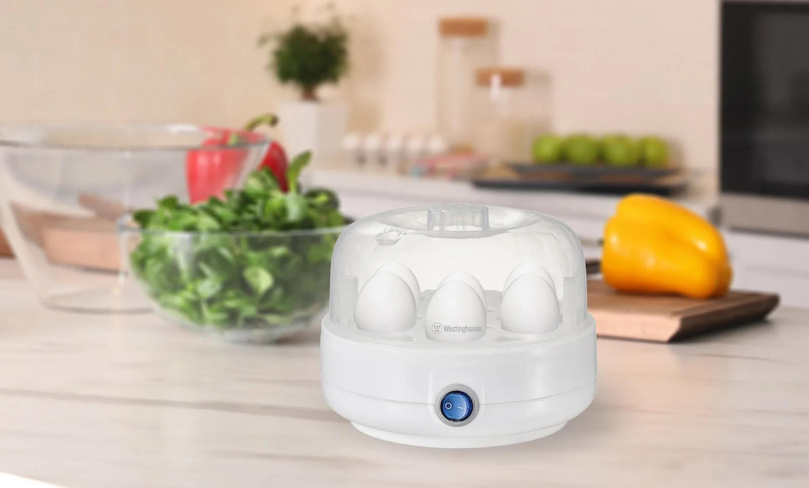 20260318142407_7d87a852 Westinghouse Βραστήρας Αυγών 16 Θέσεων 150W Λευκός - Image 1