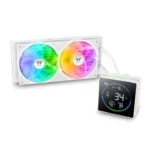 Thermaltake TH240-S V3 ARGB Sync (v3) Υδρόψυξη Επεξεργαστή Διπλού Ανεμιστήρα 120mm για Socket AM4/AM5/1700/1200/115x Λευκή