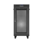 Lanberg Επιδαπέδια Καμπίνα Rack 19U Μαύρο FF01-6824-23BL