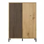 Ντουλάπι Δαπέδου Kamaro Κόκκινο 103.5x40x147.5εκ. M-MP-WT-KMR-2DD-ART