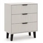 Συρταριέρα Κρεβατοκάμαρας Ξύλινη Scandi Cashmere Color 70x38.8x81.5εκ. M-MP-K-SCA-3S/SLIM-KASZ