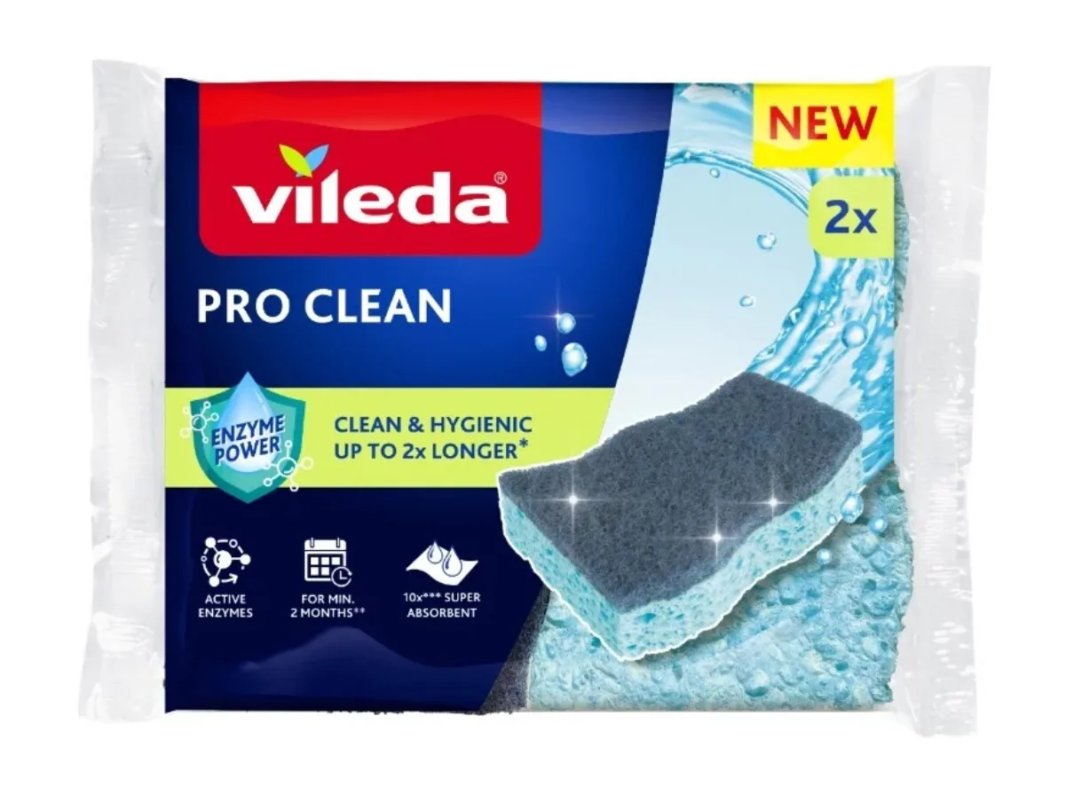 20260320113649_vileda_clean_179700_set_sfougaria_2tmch Vileda Clean 179700 Σετ Σφουγγάρια 2τμχ - Image 1