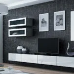 Ντουλάπι Τοίχου Vigo Grey/white 35x35x90εκ. WIP90 VIGO SZ/B