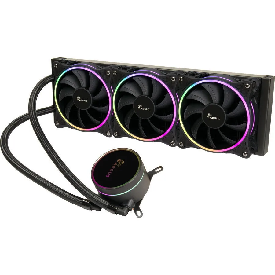 Inter-Tech Argus Iceman LC-360 RGB Υδρόψυξη Επεξεργαστή Τριπλού Ανεμιστήρα 120mm για Socket AM4/AM5/1700/1200/115x - Image 1