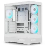 Aerocool P500B-Digi Gaming Midi Tower Κουτί Υπολογιστή με ARGB Φωτισμό Λευκό