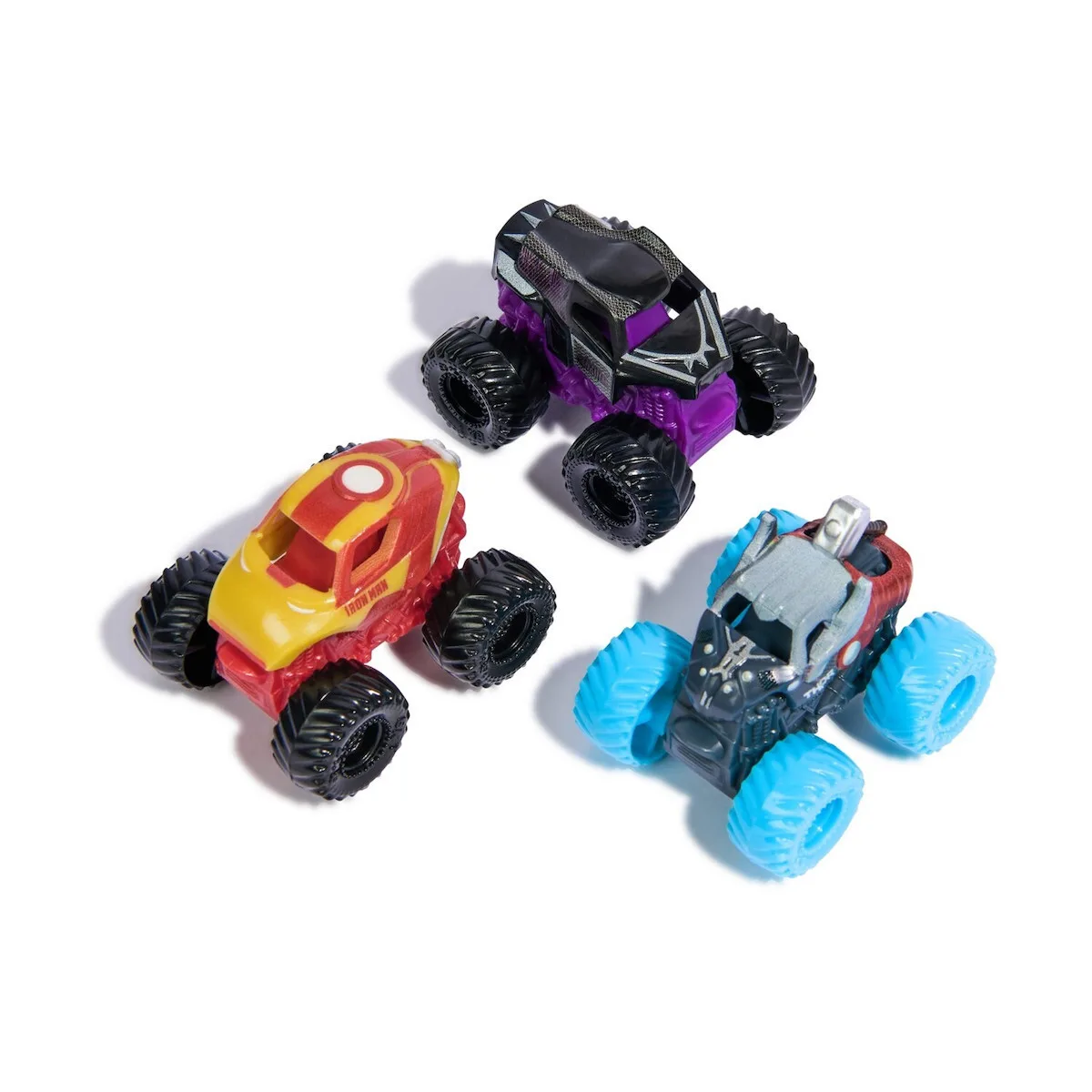 20260320135502_b649405a Spin Master Marvel Monster Jam Mini Jams Iron Man Venom Amazing Spider-man 3 Pack Bundle 20149558 - Image 1