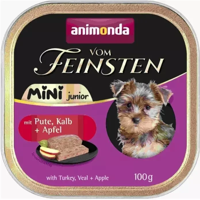 Animonda Animonda Karma Dog Mini Junior Turkey Veal 100g - Image 1