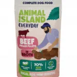 Animal Island Animal Island Turkey Beef Dog Pouches 8x150g