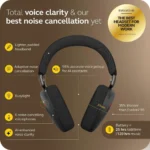 Jabra Evolve3 85 Ms - Usb-c With Dongle - Black VOIP Headset (38599-999-899)