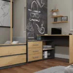 Γραφείο Dany Ξύλινο Brown 120x50εκ.