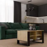 Modern Table 4p Artisan Oak Black