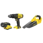Stanley SFMCK219D1 Σετ Δραπανοκατσάβιδο & Σκουπάκι 18V με 1 Μπαταρία 2Ah