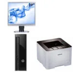 HP 450-A101ND + Οθόνη 19" & Εκτυπωτής Samsung ProXpress SL-M3820ND Refurbished Grade A (E-Series-E1-6015/4GB/500GB HDD/W10 Home)