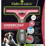FURminator Χτένα XLarge / Small για Κοντότριχους Σκύλους για Περιποίηση Τριχώματος Μαύρη