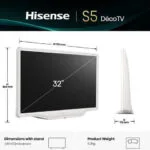 Hisense Smart Τηλεόραση 32" Full HD QLED 32S5Q (2024)