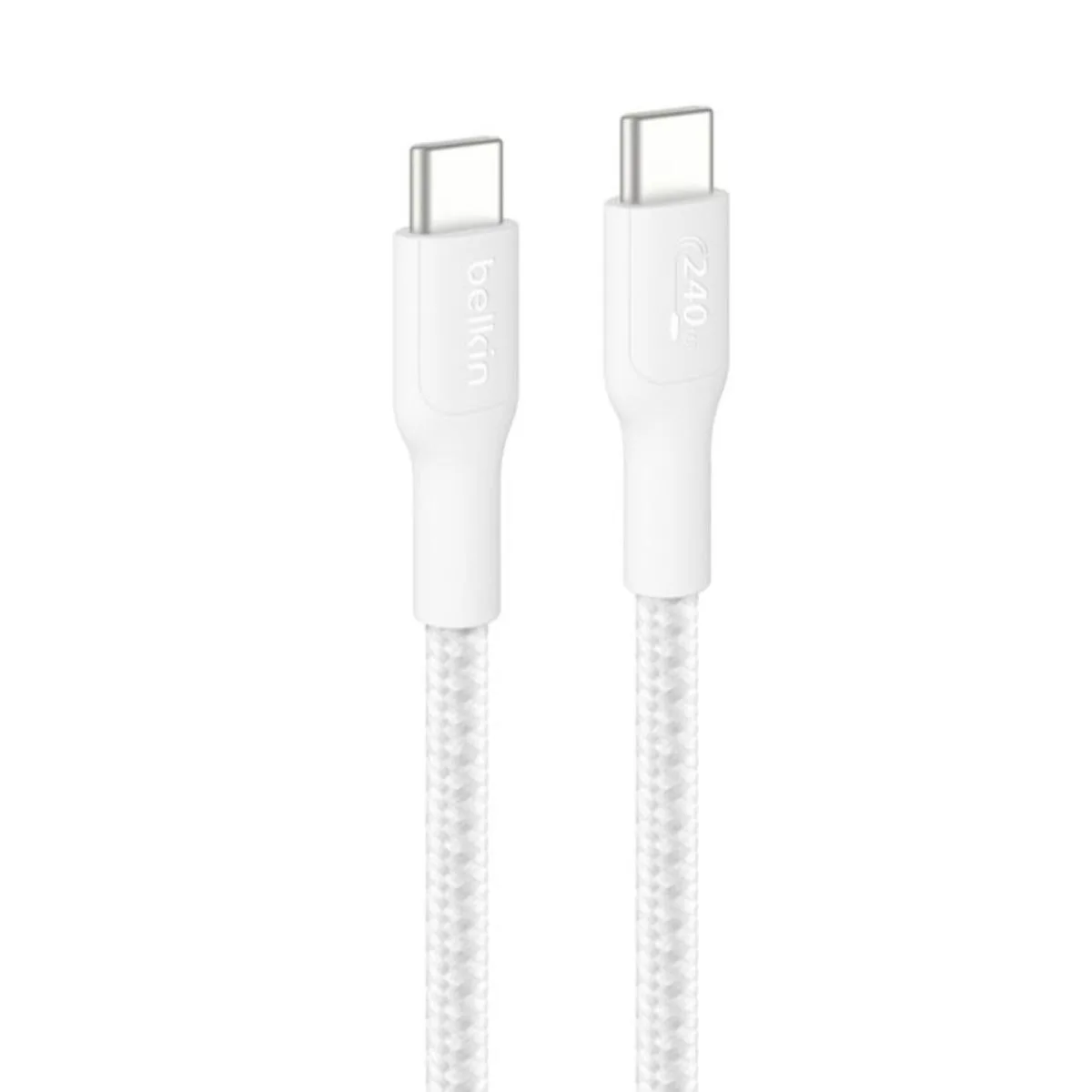 20260330112329_belkin_braided_usb_2_0_cable_usb_c_male_usb_b_female_240w_leyko_3m_cab025hq3mwh Belkin Braided USB 2.0 Cable USB-C male - USB-B female 240W Λευκό 3m CAB025hq3MWH - Image 1