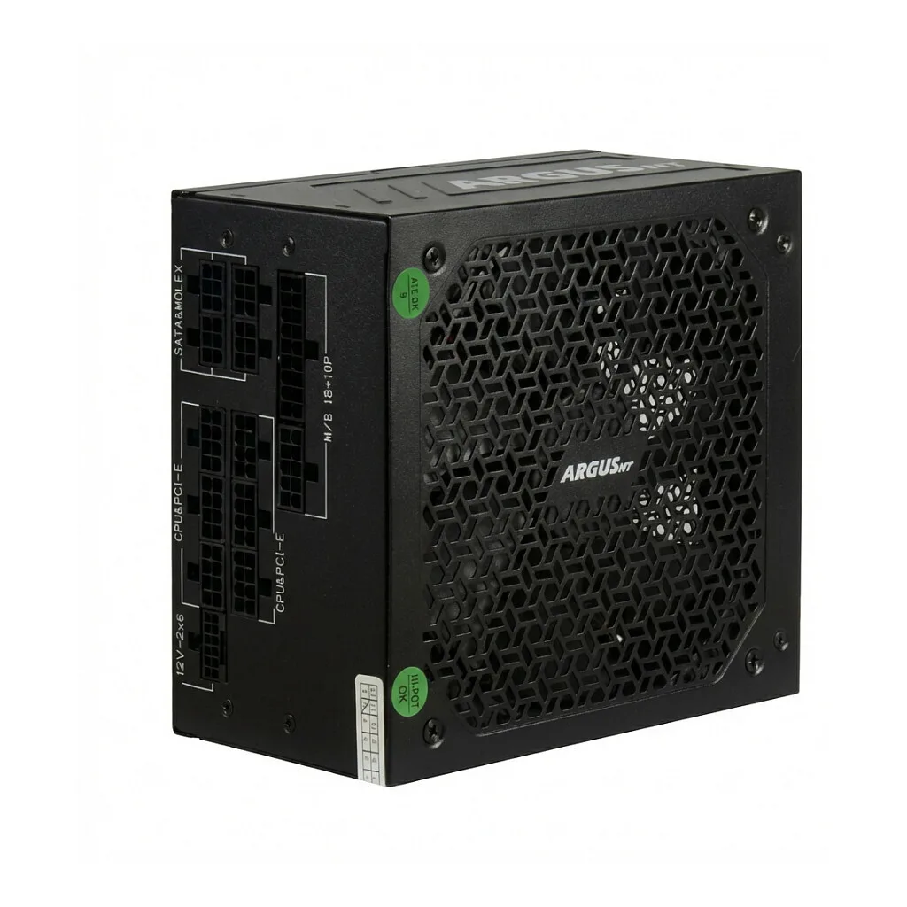 Inter-Tech ARGUSnt HA-850BA3 850W Μαύρο Τροφοδοτικό Υπολογιστή Full Modular 80 Plus Platinum - Image 1