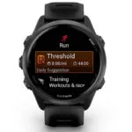 Garmin Forerunner 570 Aluminium 42mm Αδιάβροχο Smartwatch με Παλμογράφο (Slate Gray Aluminum with Translucent Black/Black Band)