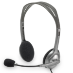 Logitech H110 On Ear Multimedia Ακουστικά με μικροφωνο και σύνδεση 3.5mm Jack σε Γκρι χρώμα