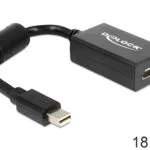 DeLock Μετατροπέας mini DisplayPort male σε HDMI female (65099)