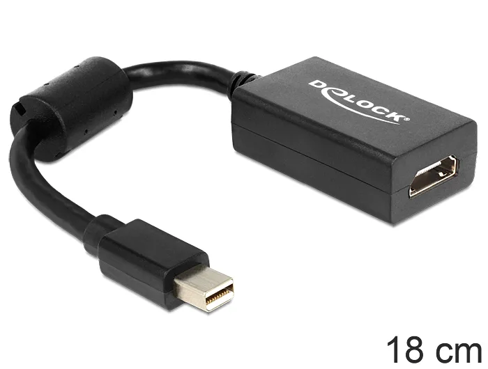 52735d8b4351d6.08785290 DeLock Μετατροπέας mini DisplayPort male σε HDMI female (65099) - Image 1